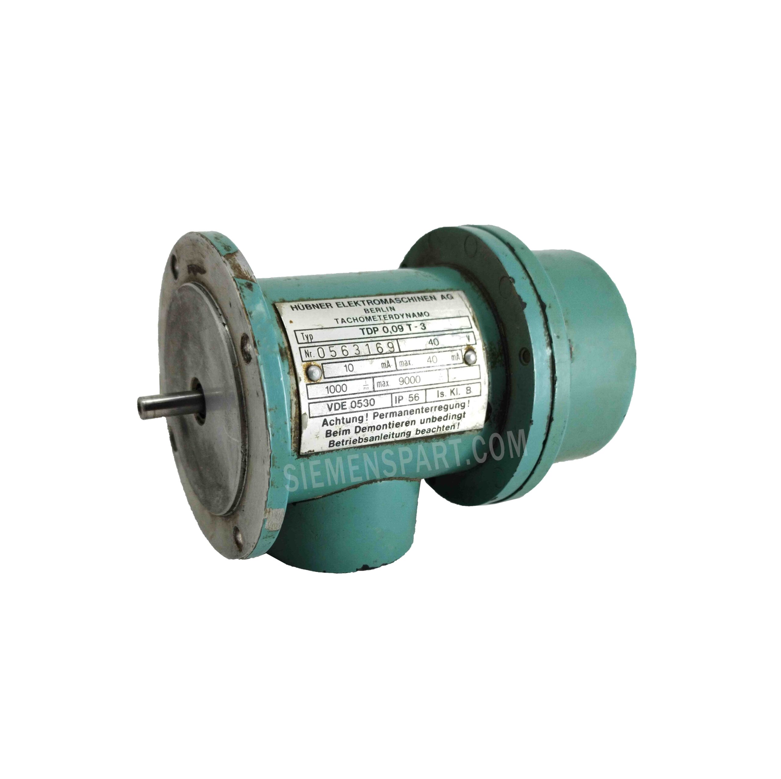تاکو ژنراتور هایدن‌هاین مدل TDP 0.09T-3